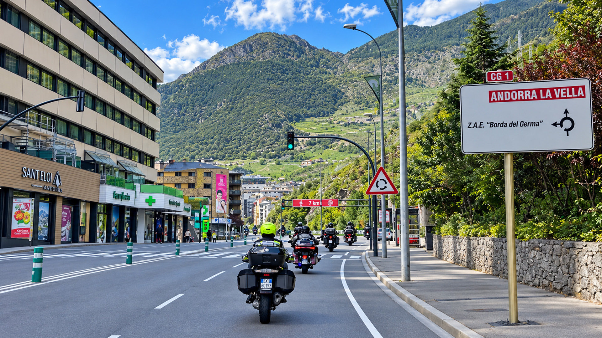 The arrival in the Principality