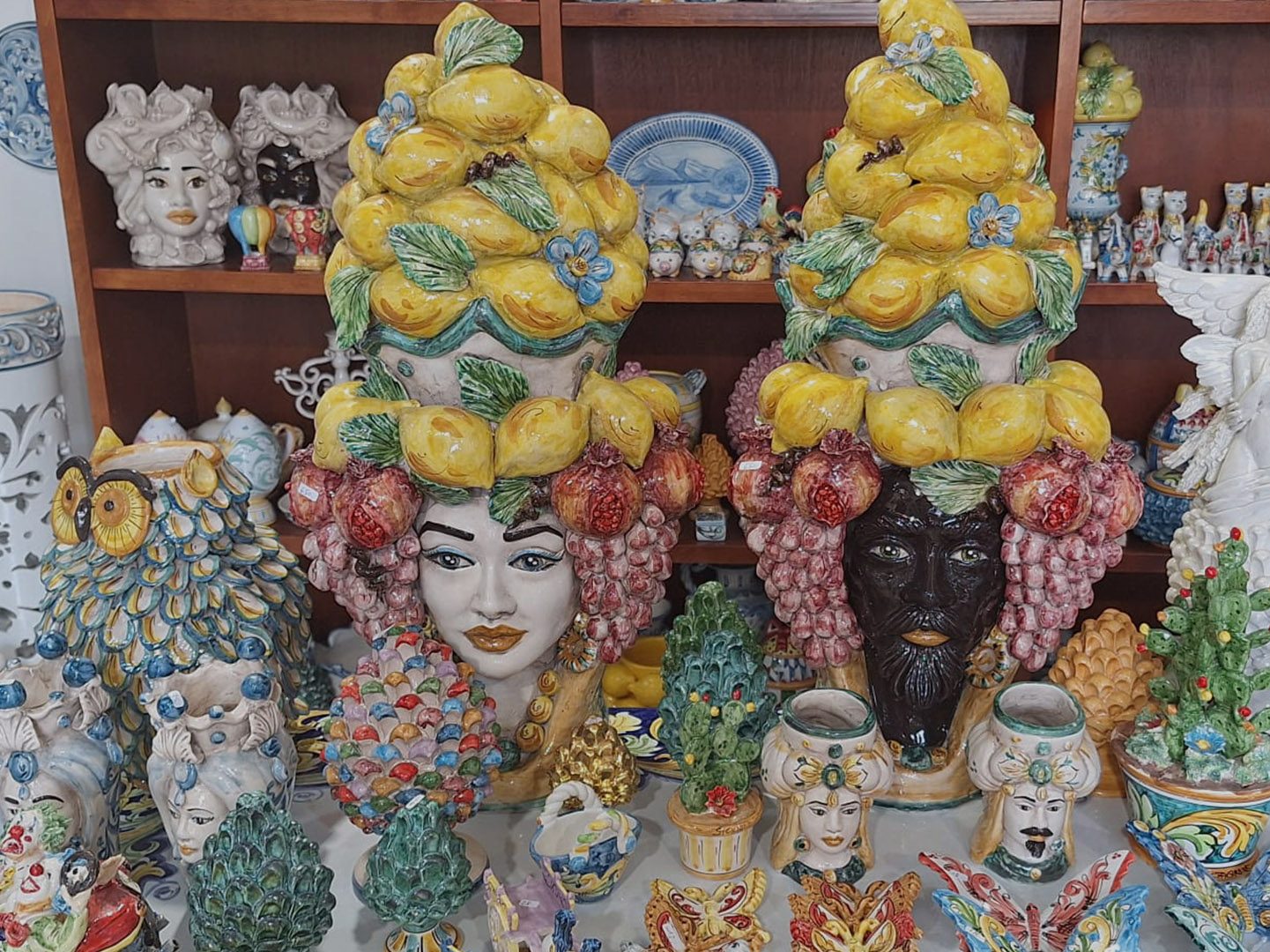The city of Sicilian ceramics
