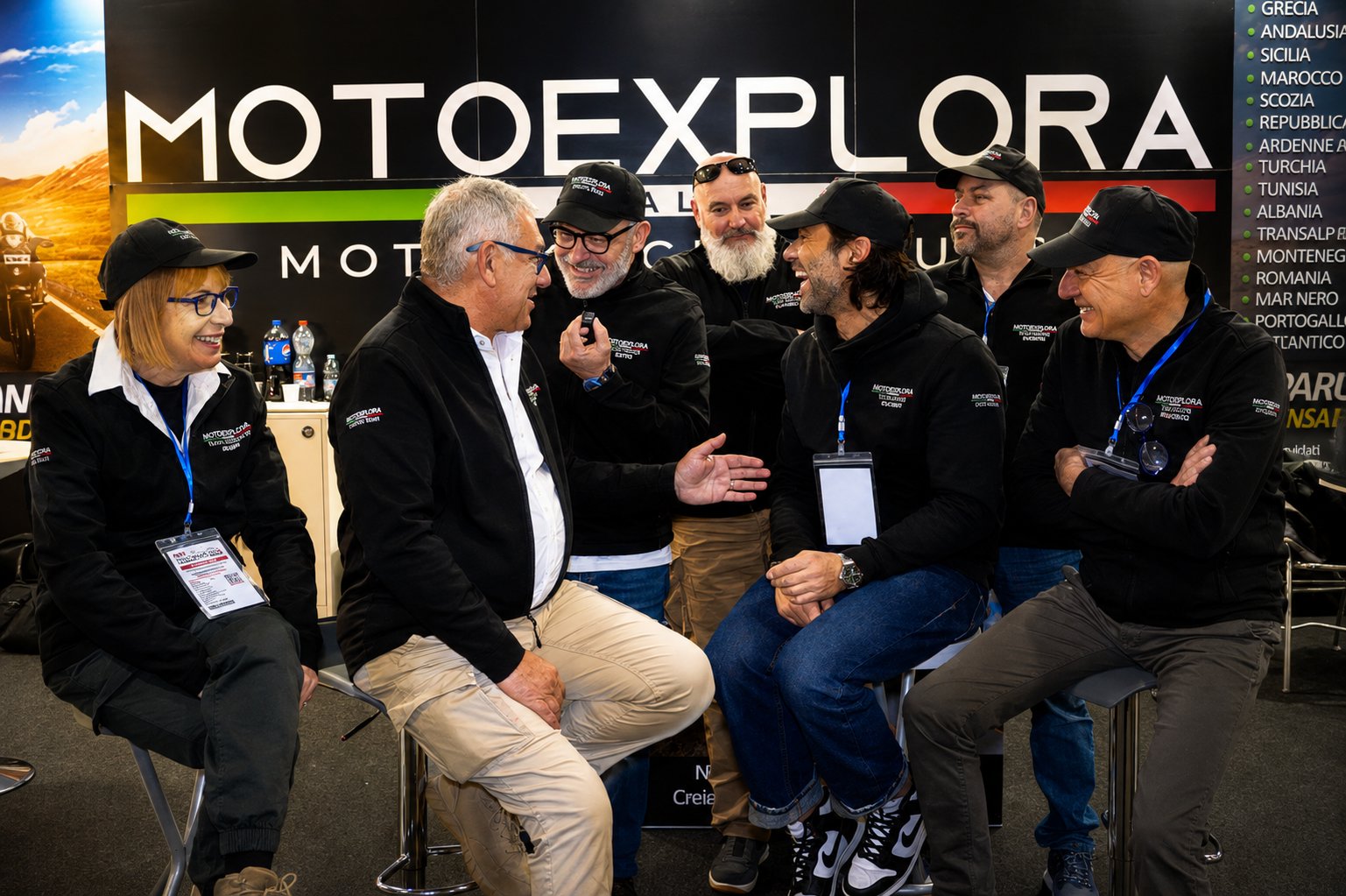 The Motoexplora team at the beginning of the season