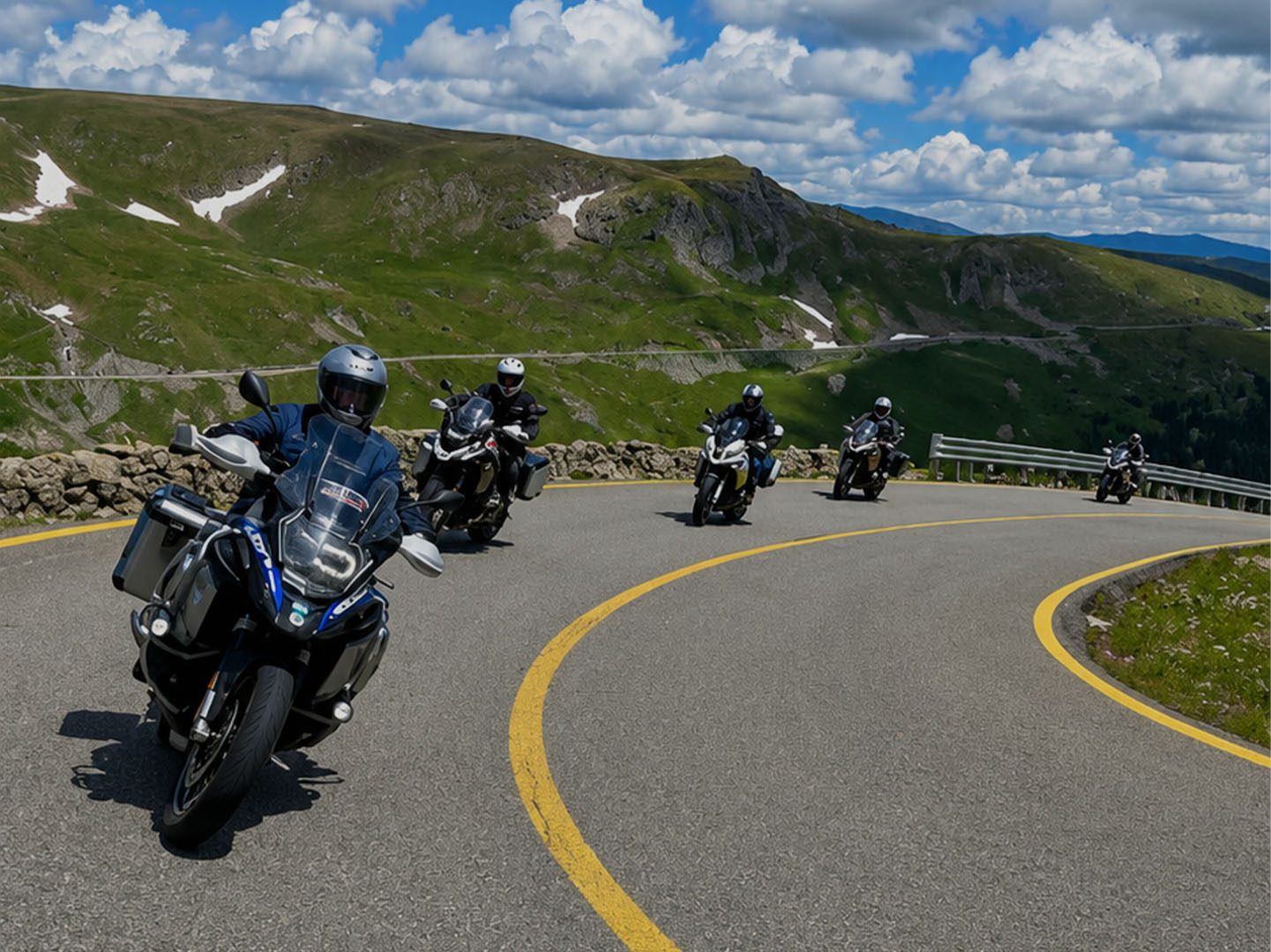 148 km of curves in the southern Carpathians