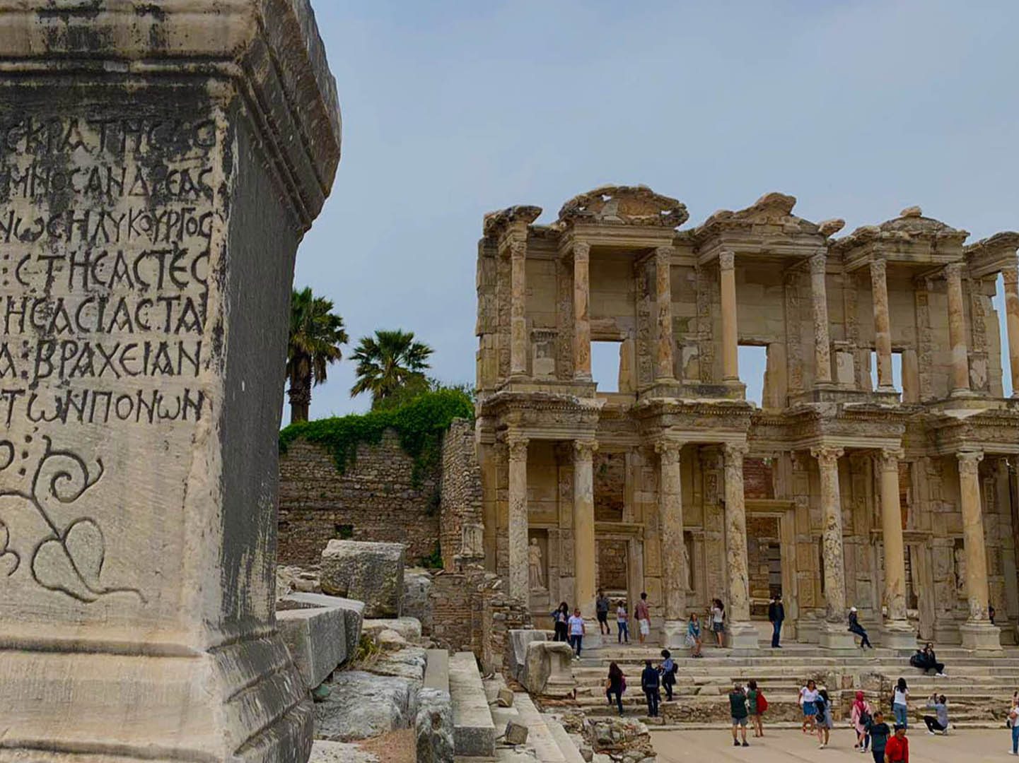 The ruins of the ancient Greek-Roman city
